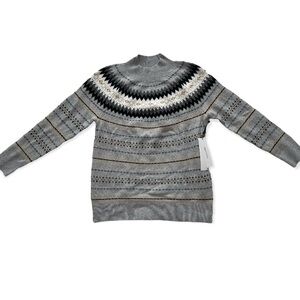 Calvin Klein Stylish Sweater in Gray and Tan